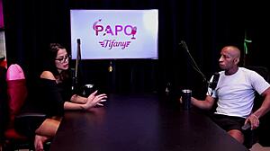 do your job right, she warned about pills before this black gangbang on sheer red...