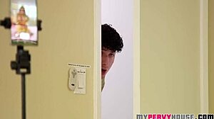 stepsis catches asian stepcousin dirty fingering her wet pussy