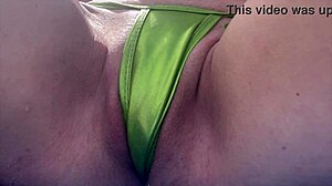 Italian Milf Exposes Tight Shaved Pussy on Miami Beach!