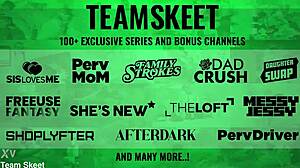 Step-Sis Trades Flashcards for Brother's Cock in Taboo Study Blowjob Creampie