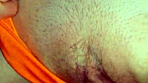 Skinny wife moans for hubby's multiple creampies in shaved dripping pussy quickie