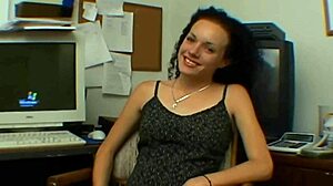 Beautiful Babe Devours Cock in Bold Intense Blowjob