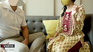 hey boss, that poor indian maid saanvi got fucked hard at work