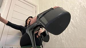 What if my heels and legs led to ripped clothes stripping?