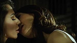 Eliza Ibarra And Hime Marie Kiss Tenderly Lick Perky Nipples