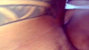 teasing stepdad in panties until he pounds my wet tattooed body hard