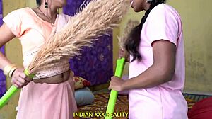 Indian stepmom and teen boy caught in quick dirty talk missionary pussy fuck Hindi style