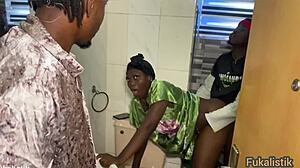 sneaky toilet raw bbc pounds neighbor wife hard