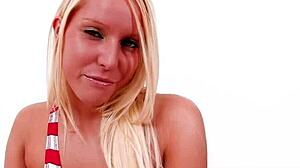 Sexy Vanessa Fingers Tight Wet Pussy in Cage Frenzy