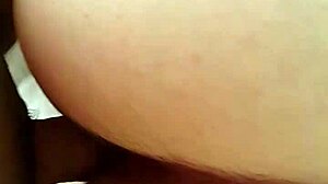 oiled horny big tit girl orgasms hard bent over doggystyle on sofa