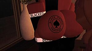 breeding roblox fangirl with deep creampie sex session