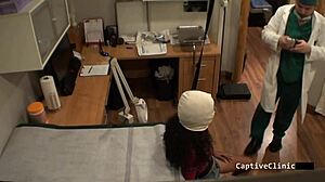 wanna see eliza sheilds as human guinea pig in latex gloves fetish backstage?