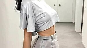 Midlife Crisis Office Secretary Bukkake Facial in Leather Boots JOI Orgy