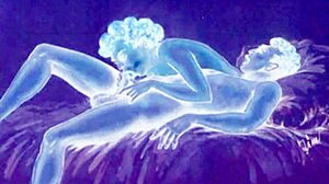 Vintage Erotic Art Showcasing Antique Hairy Beavers in Retro Style