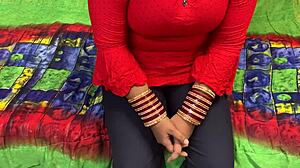 Fucked aunt's lonely desi girl hard alone at home!