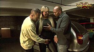 how does it feel watching your girl take bbc double penetration outdoors