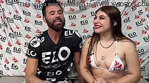 Valentina Alva's big ass spanks banana. Ready for spicier young latina action?