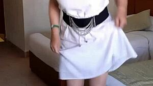 Hot Gilf Craves Massive BBC While Ramming Huge Dildo Deep