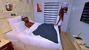 Ever wonder how that Abuja girl's squirting pussy takes my huge cock?