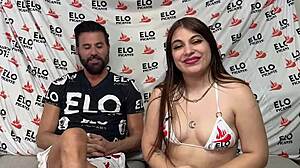 Valentina Alva's big ass spanks banana. Ready for spicier young latina action?