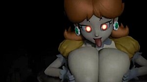 Possessed Daisy Crushes Huge Cock Between Massive Tits