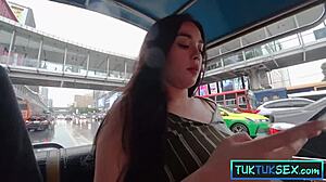 bbw thai milf bends over for foreigner's pov doggystyle pounding