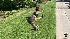 Ava Lee Works Rome Majors' Thick Cock Workout!