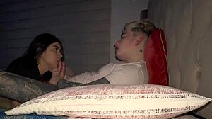 my stepsis and i got horny on her parents' bed for wild doggystyle