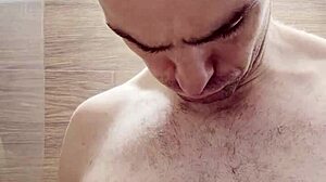 after the gym i trim my sweaty hairy armpits chest and arms for next weeks photoshoot real behind the scenes