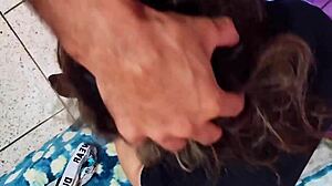 damn, check this arab egyptian bbw mommy getting her huge ass fucked doggystyle first time by big cock guy, she's screaming!