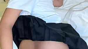 18YO Thai Student Creampied Rough by Foreign Big Cock After School!