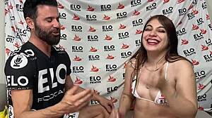 Valentina Alva's big ass spanks banana. Ready for spicier young latina action?