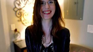 hazel oconnor nerd milf shaves pussy dildos deepthroat rimjob fingered pov