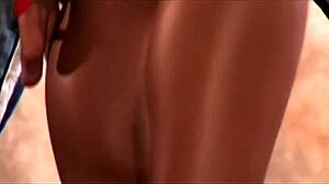 Blonde milf slut pounds her man in heels hard