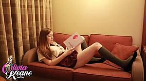 naughty college student in lingerie wanna watch me rub my wet pussy to orgasm?