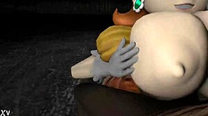 Possessed Daisy Crushes Huge Cock Between Massive Tits