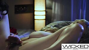 Blonde Babe Deepthroats Producer's Cock Doggystyle Ride!