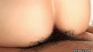 Impatient Japanese Risa Waits For Lover's Hardcore Hairy Pussy Uncensored Bang