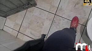  husband washes car while i fuck hot young stud in gas station bathroom 