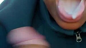 real 18yo african engaged slut swallows load driveway cheating