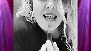 booty shakes wild in boyfriend's clothes domination style!