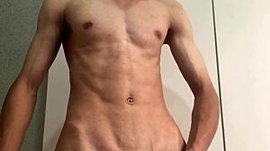 Brazilian stud teases playfully with his massive tool