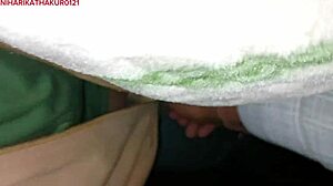 wanna see this hot wife suck and fuck under winter blanket snow?