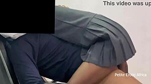 i crave that petite african schoolgirl's tight pussy in retro erotic fuck scene