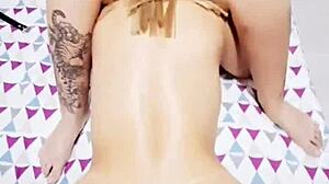 two latina milfs bent over for doggystyle cumshot riding