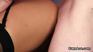 Hot Honey Swallows Massive Facial Cumshot Loads