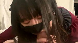 who can resist this japanese teen's sticky tongue licks and deepthroat blowjob before cumming hard in her tight mouth?