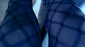 My latina tranny stepsis accidentally sends steamy striptease touching vid