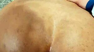 Ebony teen bent over takes painful gaping anal doggystyle from uncle