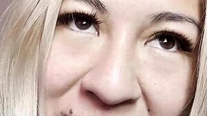 Neighbor spies juicy latina housewife masturbating wet pussy by window